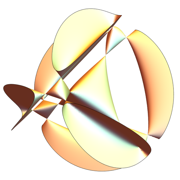 Generalised Kummer surface with 16 singular points