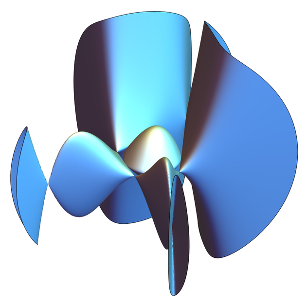 Generalised Kummer surface with 10 singular points